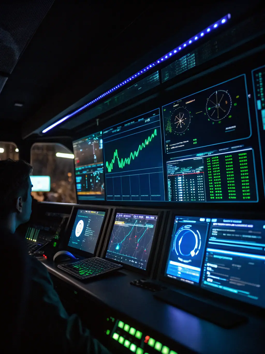 An image of a predictive maintenance dashboard, displaying real-time data and alerts for equipment health, showcasing gtmxlabs' predictive analytics capabilities.